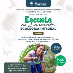 Afiche del Curso de Educación Ecológica Integral